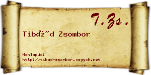 Tibád Zsombor névjegykártya